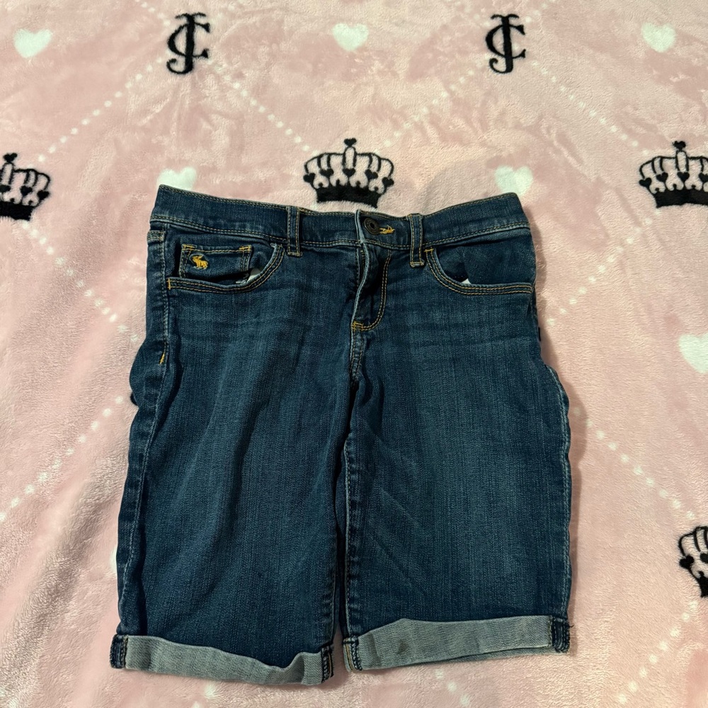 Abercrombie Kids Bermuda Length Jean Shorts